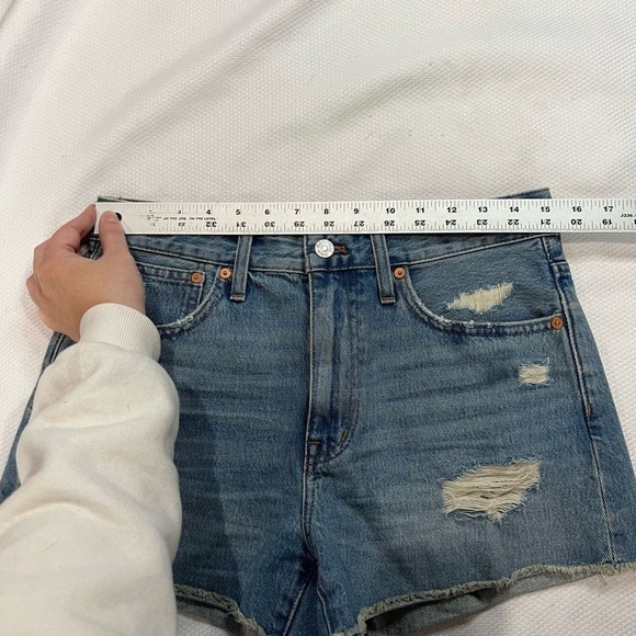 Madewell Relaxed Denim Distressed‎ Shorts - Picture 7 of 7